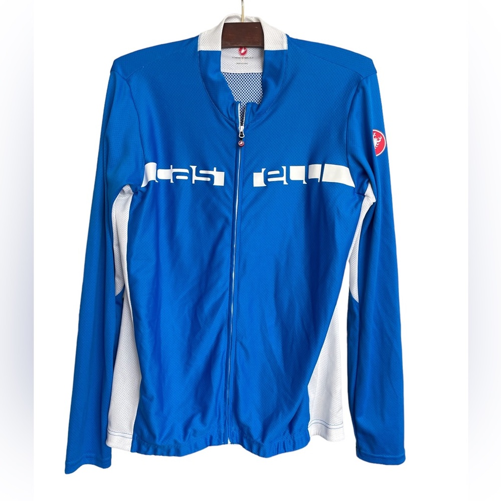Castelli Men’s Cycling Long Sleeve Zip Up Jacket EUC Size XXXL
